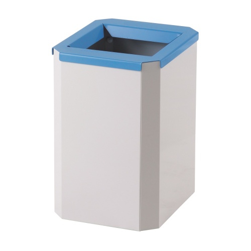 Odpadkový kôš nízky - sivo-modrý