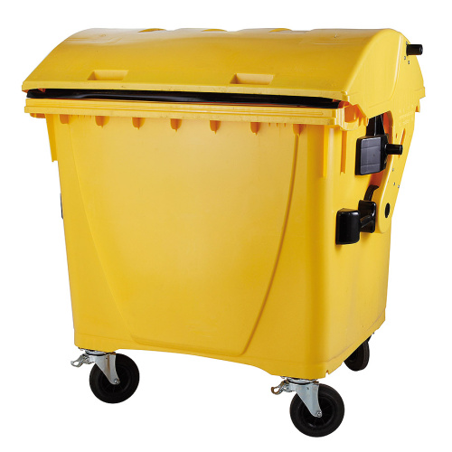 Plastový kontajner 1100 l - žltý