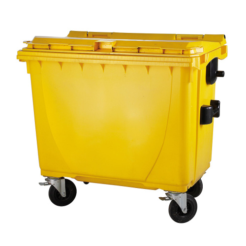 Plastový kontajner 660 l - žltý