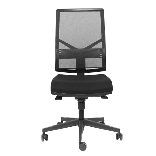 Kancelárska stolička s vysokým operadlom čierna