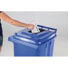 Plastová nádoba 120 l modrá-papier