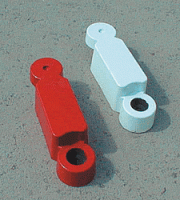 Vodiaci obrubník červený