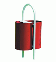 Odpadkový dvojkôš závesný