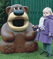 Odpadkový kôš Medveď