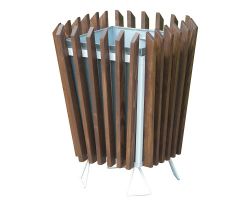 Kôš drevený hranatý