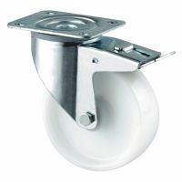 Koleso otočné s brzdou polyamidové