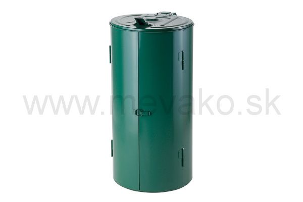Stojan s dvierkami 120 l-zelený