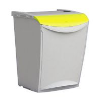 Nádoba na triedenie odpadu 25 l - veko žlté