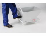 Výklopný kontajner s výpustným ventilom