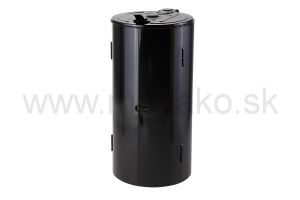 Stojan s dvierkami 120 l-čierny