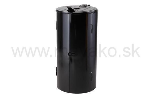 Stojan s dvierkami 120 l-čierny