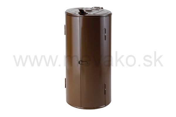 Stojan s dvierkami 120 l-hnedý