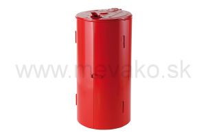 Stojan s dvierkami 120 l-červený