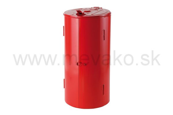 Stojan s dvierkami 120 l-červený