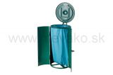 Stojan s dvierkami 120 l-biely