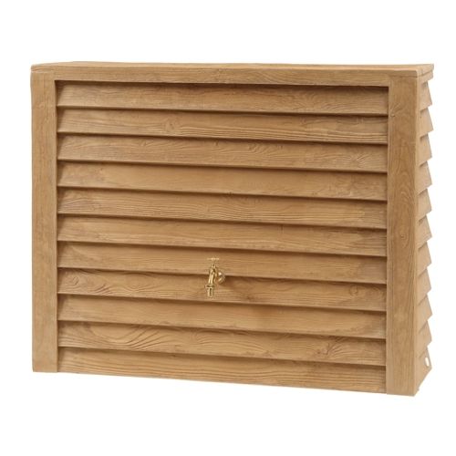 Zásobník na dažďovú vodu WOODY WALL - svetlý 350 l. 
