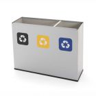 Odpadkový kôš na triedený odpad EKO – 3X 60 L
