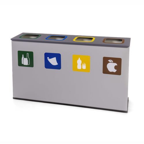 Odpadkový kôš na triedený odpad EKO – 4X 60 L