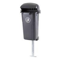 Plastový kôš 50 l čierny