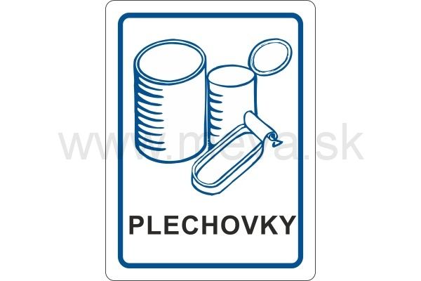Samolepka - plechovky