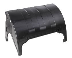 Veľké veko na 1100 l kontajner-čierne