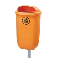 Plastový kôš oranžový