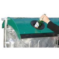 Kontajner 1100 l žiar.zink.-sklo-so zámkom