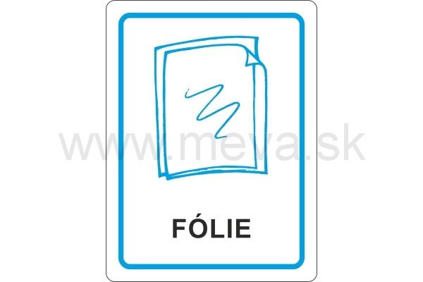 Samolepka - fólie