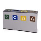 Odpadkový kôš na triedený odpad EKO – 4X 60 L