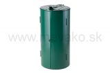 Stojan s dvierkami 120 l-zelený