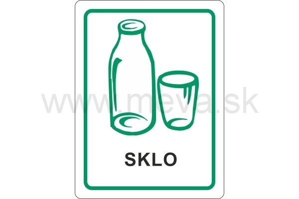 Samolepka - sklo
