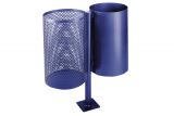 Kovový dvojkôš 2x30 l - modrý