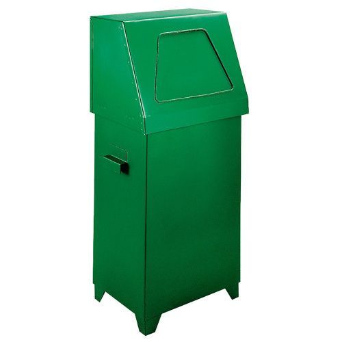 Odpadkový kôš s klapkou -zelený 70 l