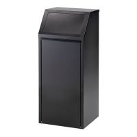 Výklopný kôš na triedený odpad čierny 70 l