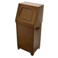 Odpadkový kôš s klapkou - hnedý 70 l.