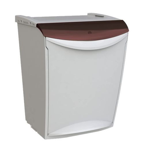 Nádoba na triedenie odpadu 25 l - veko hnedé