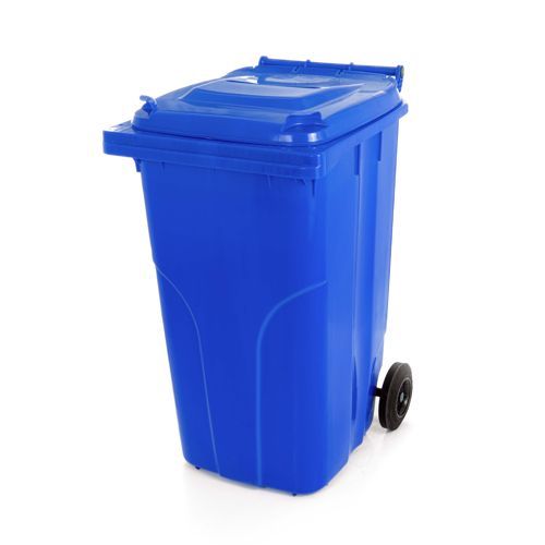 Plastová nádoba 240 l modrá-papier
