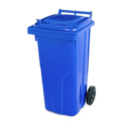 Plastová nádoba 120 l modrá-papier