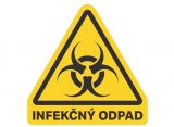Samolepka - infekčný odpad 