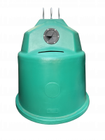 Polyetylénový kontajner 1,3 m3, sklo (zelený)