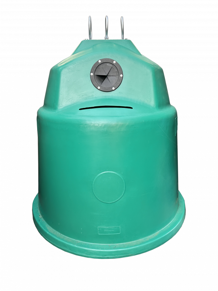 Polyetylénový kontajner 1,3 m3, sklo (zelený)