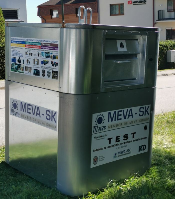 Kontajner so spodným výsypom - ťažšia verzia