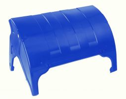 Veľké veko na 1100 l kontajner-modré