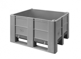 Plastový box bez veka - 650 l - 3 lyžiny